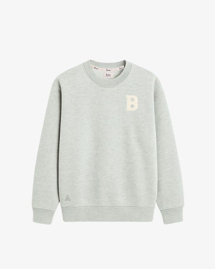 SUDADERA GRIS MUSGO | INICIAL