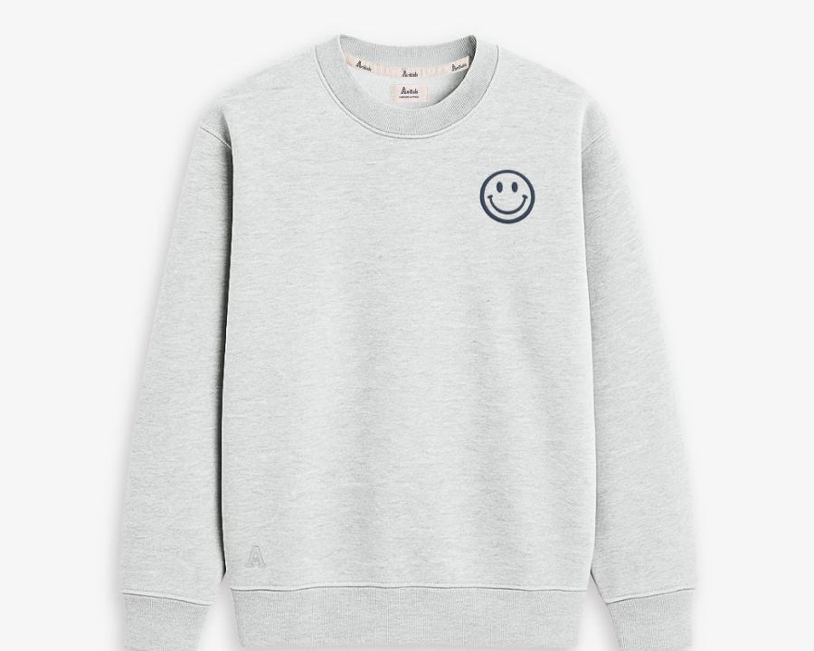 SUDADERA GRIS | SMILE