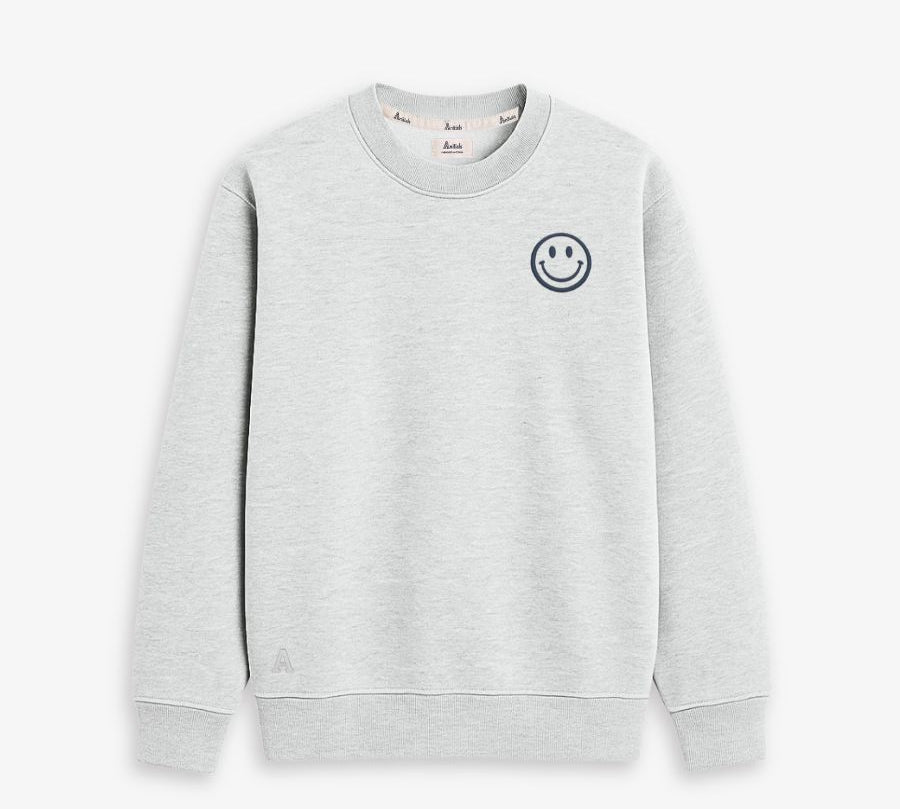 SUDADERA GRIS | SMILE