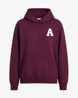 SUDADERA HOODIE GRANATE | INICIAL