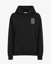 SUDADERA HOODIE NEGRA | INICIAL MINI