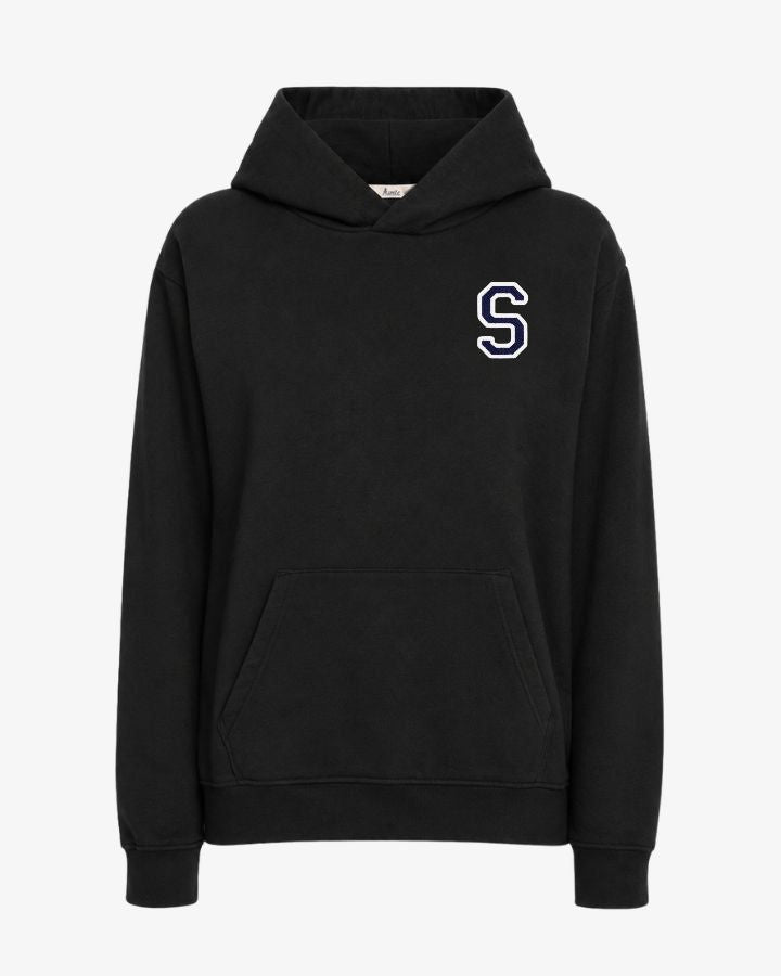 SUDADERA HOODIE NEGRA | INICIAL MINI