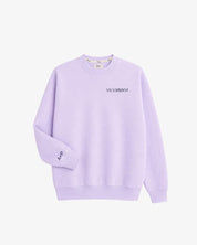 SUDADERA MALVA | BORDADO FECHA Y PUÑO