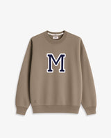 SUDADERA MARRÓN CHOCOLATE | INICIAL