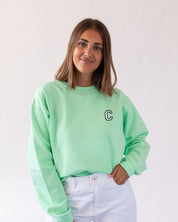 SUDADERA MINT | INICIAL