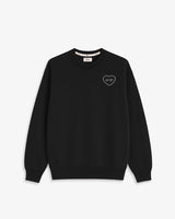 SUDADERA NEGRA | BORDADO CORAZÓN