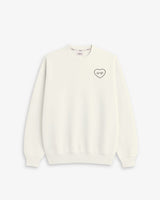 SUDADERA OFF WHITE | BORDADO CORAZÓN