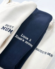 SUDADERA OFF WHITE | BORDADO PERSONALIZADO