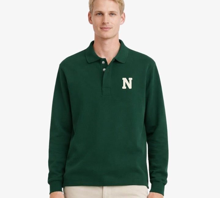 SUDADERA POLO UNISEX FOREST GREEN | INICIAL