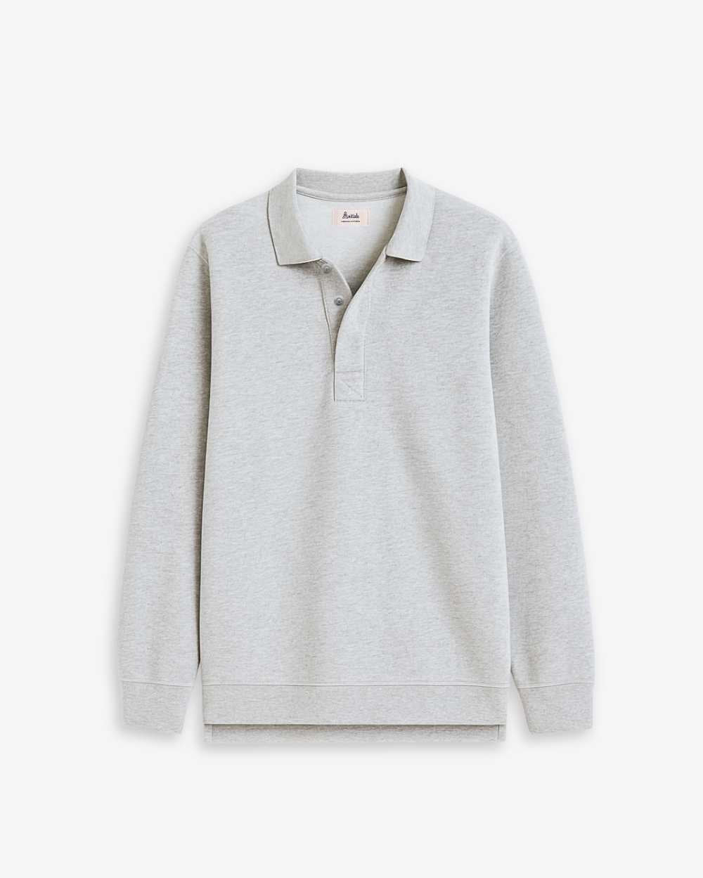 SUDADERA POLO UNISEX GREY | INICIAL