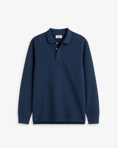 SUDADERA POLO UNISEX NAVY BLUE | INICIAL