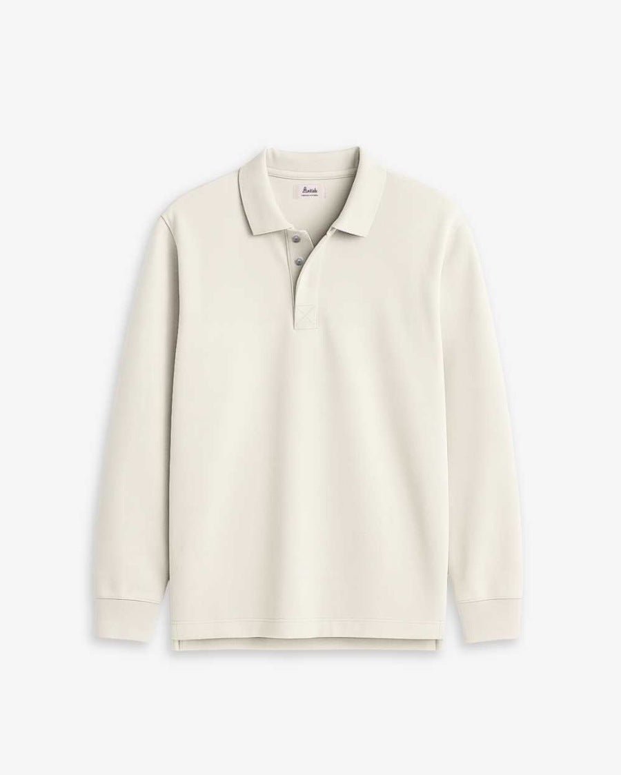 SUDADERA POLO UNISEX OFF WHITE | INICIAL