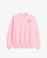SUDADERA ROSA CLARO | BORDADO CORAZÓN