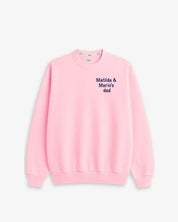 SUDADERA ROSA CLARO | BORDADO PERSONALIZADO