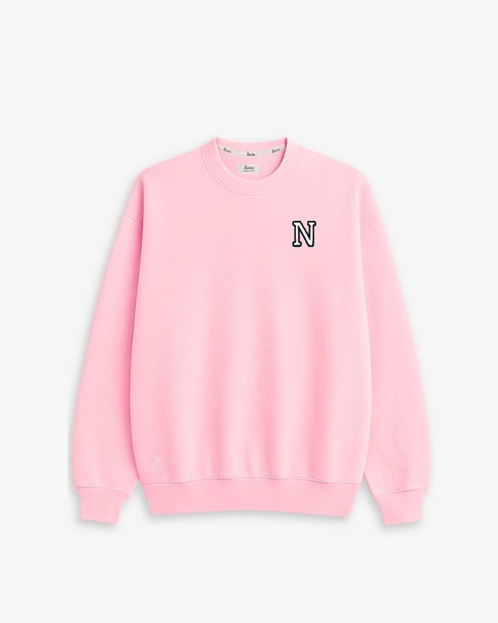 SUDADERA ROSA CLARO | INICIAL