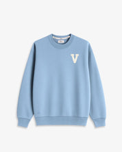 SUDADERA UNISEX AZUL OCÉANO CLARO | INICIAL