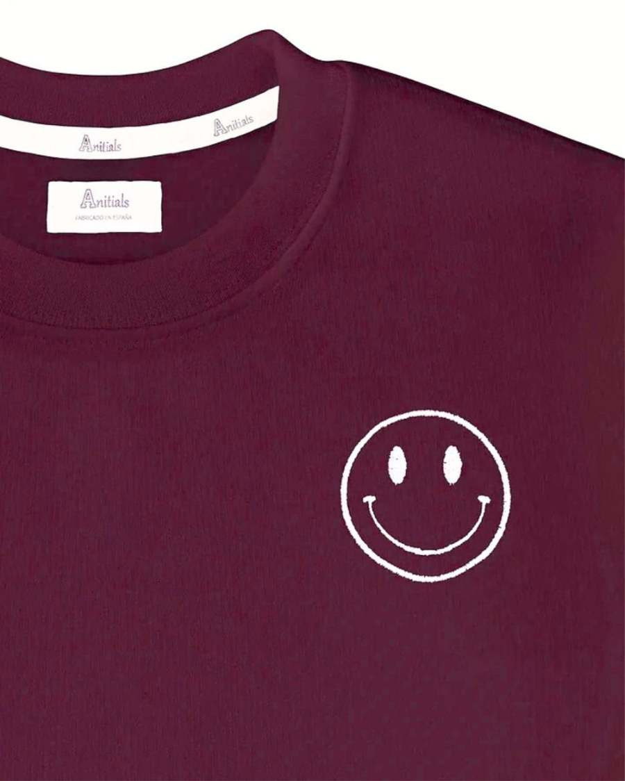 SUDADERA_UNISEX_BURGUNDY_SMILE_ANITIALS 1