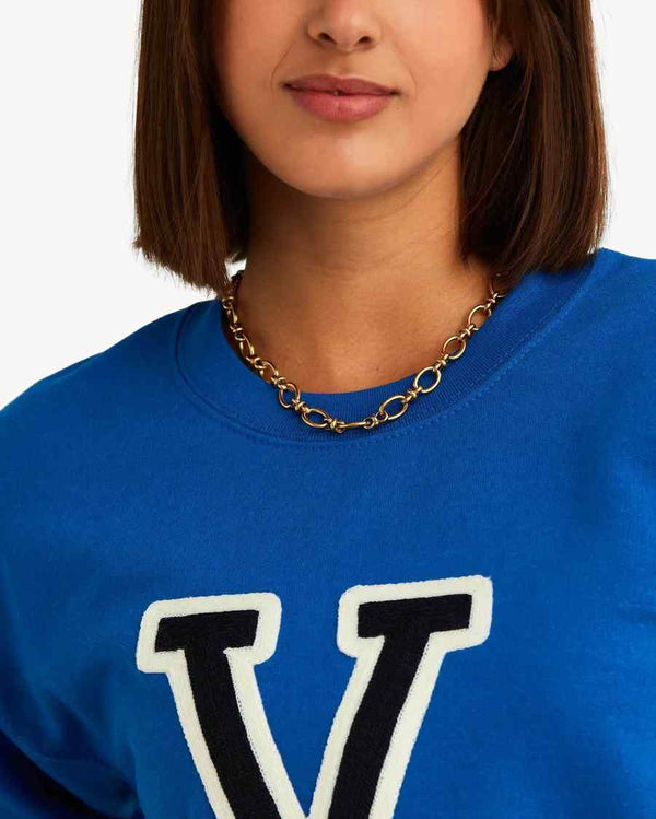 SUDADERA AZUL ROYAL | INICIAL