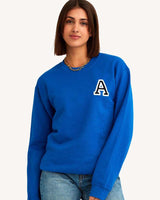 COBALT BLUE SWEATSHIRT | INITIAL