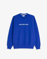 SUDADERA UNISEX AZUL ROYAL | BORDADO PERSONALIZADO