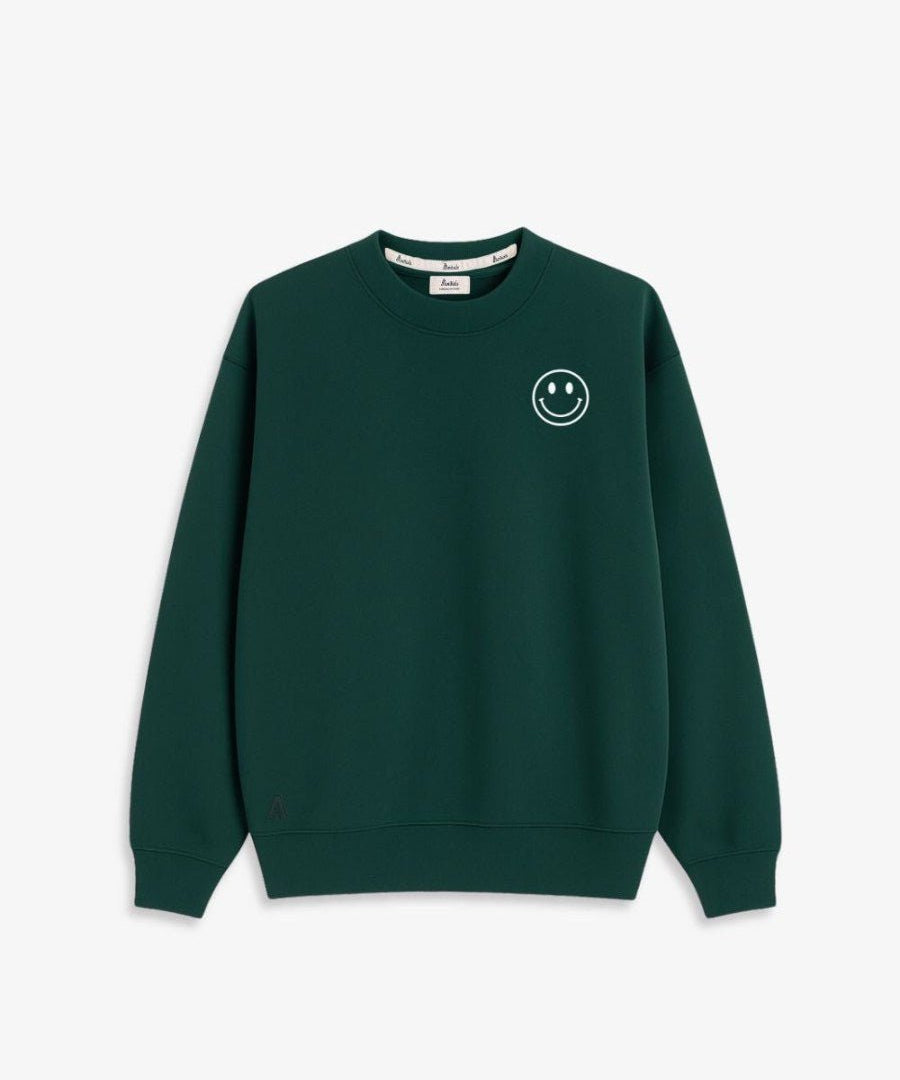 SUDADERA_UNISEX_FOREST_GREEN_SMILE_ANITIALS