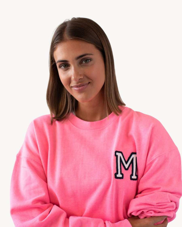FUCHSIA SWEATSHIRT | INITIAL
