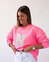 FUCHSIA SWEATSHIRT | INITIAL