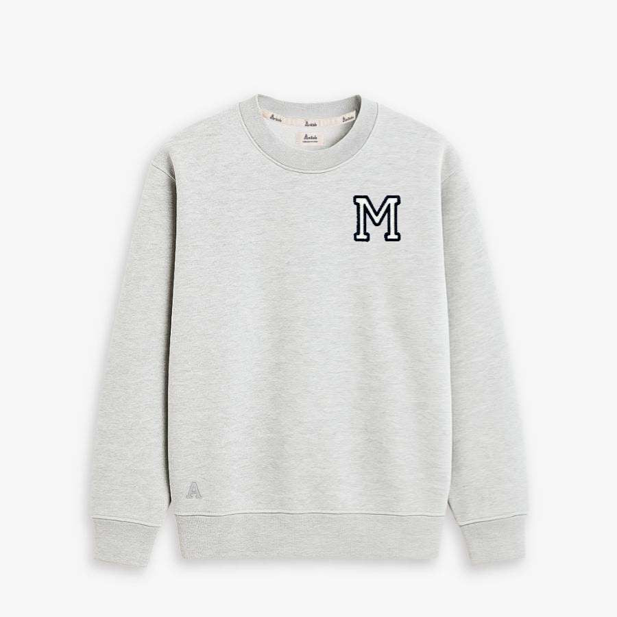 SUDADERA_UNISEX_GREY_INICIAL_ANITIALS