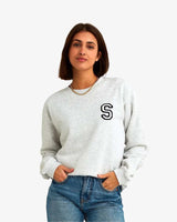 SUDADERA GRIS | INICIAL