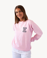 LIGHT PINK SWEATSHIRT | INITIAL