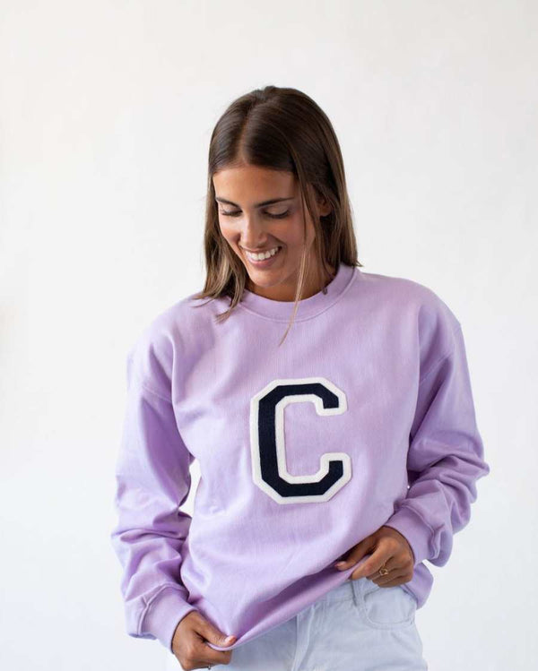 MAUVE SWEATSHIRT | INITIAL