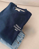 SUDADERA AZUL MARINO | BORDADO PERSONALIZADO