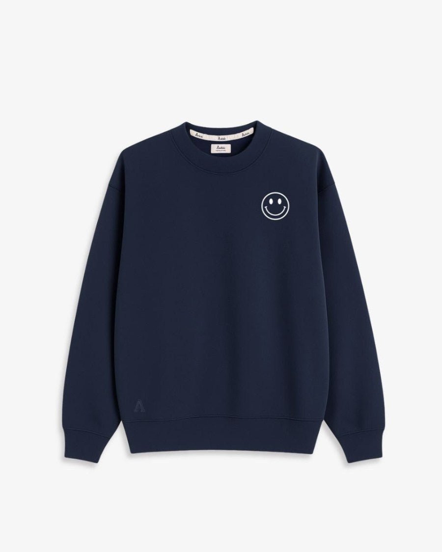 SUDADERA_UNISEX_NAVY_BLUE_SMILE_ANITIALS