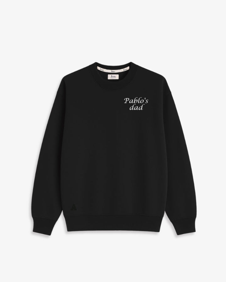 SUDADERA UNISEX NEGRA | BORDADO PERSONALIZADO