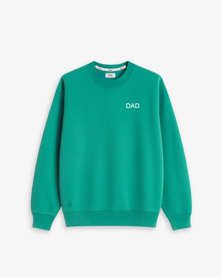 SUDADERA VERDE KELLY | BORDADO PERSONALIZADO