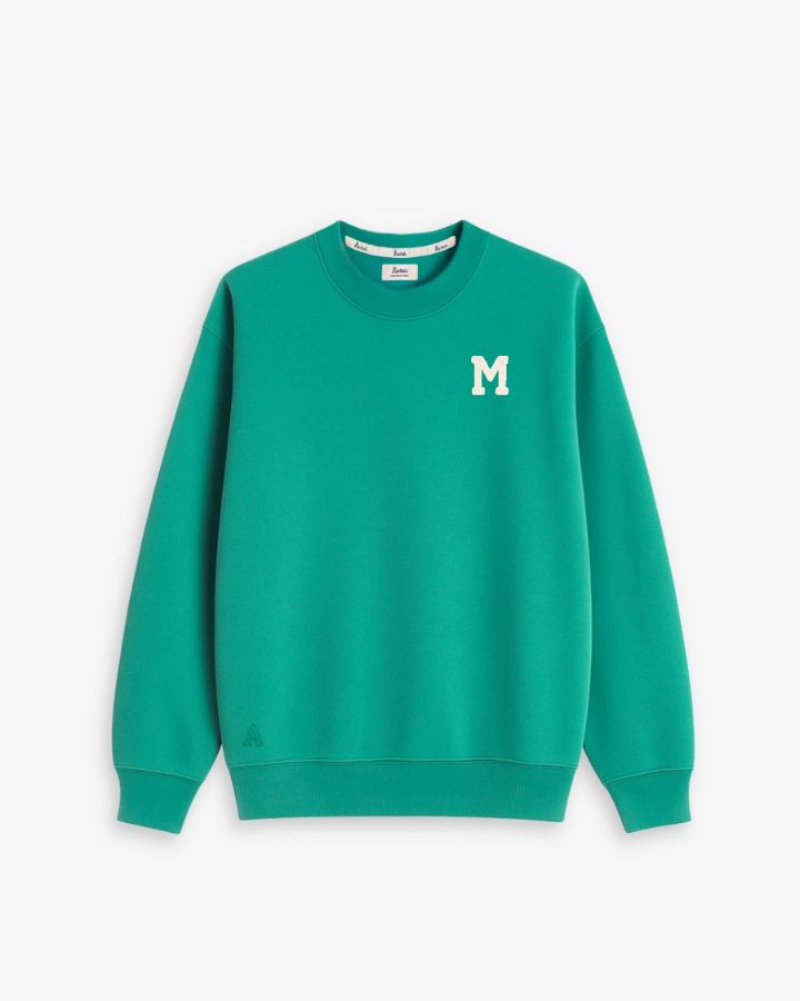SUDADERA VERDE KELLY | INICIAL