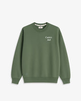 SUDADERA VERDE OLIVA | BORDADO PERSONALIZADO