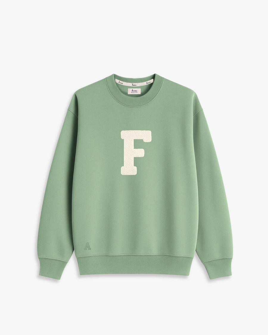 SUDADERA VERDE OLIVA CLARO | INICIAL