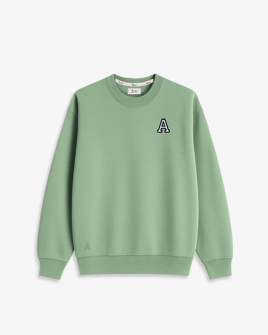 SUDADERA VERDE OLIVA CLARO | INICIAL