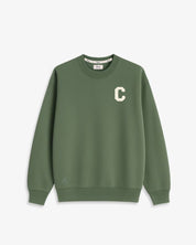 SUDADERA VERDE OLIVA | INICIAL