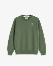 SUDADERA VERDE OLIVA | INICIAL