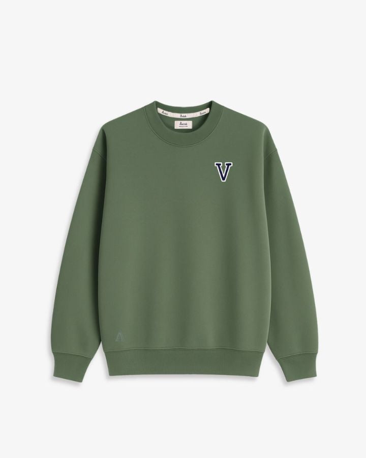 SUDADERA VERDE OLIVA | INICIAL