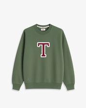 SUDADERA VERDE OLIVA | INICIAL