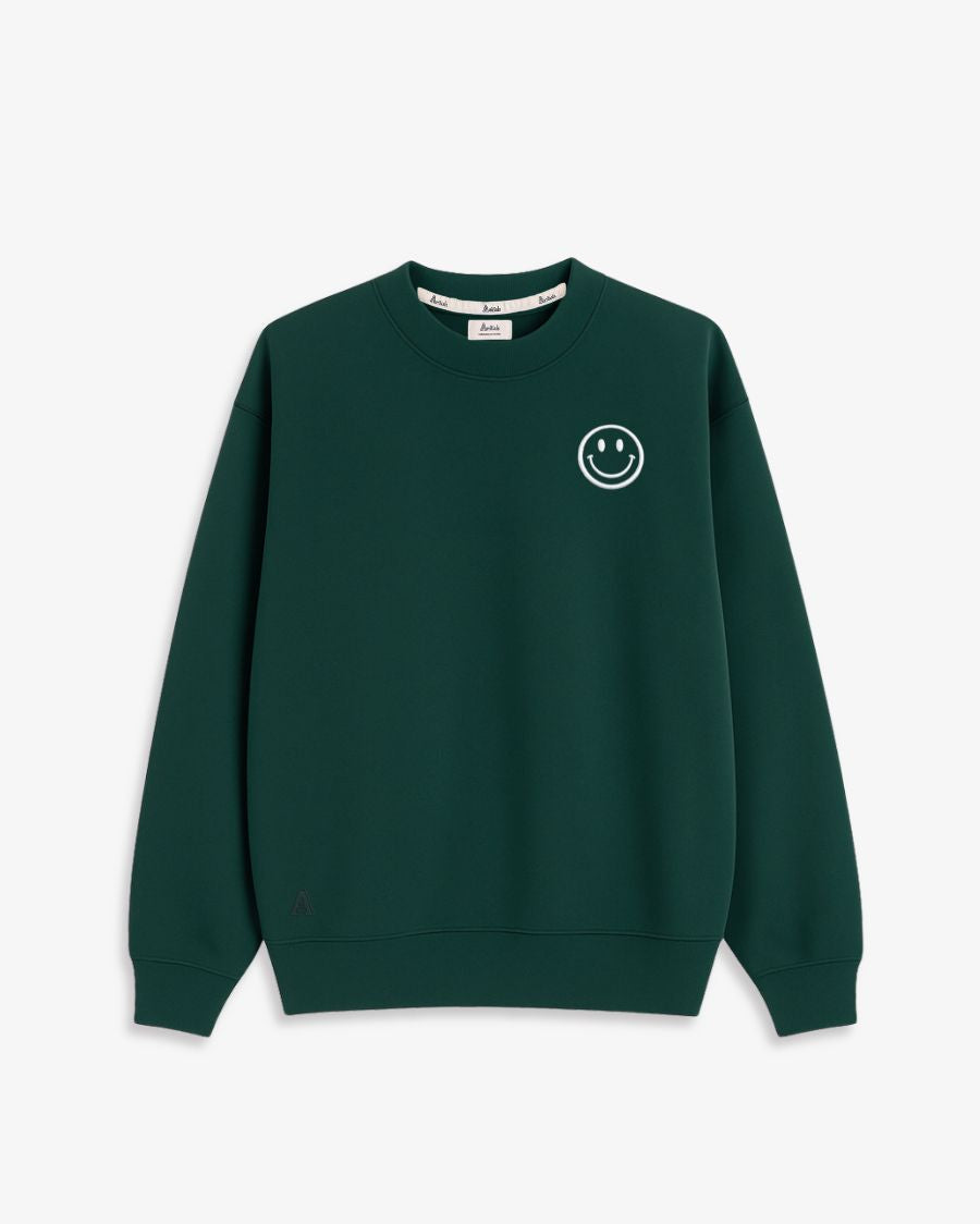 SUDADERA VERDE OSCURO | SMILE
