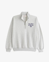 GREY ZIPPER SWEATSHIRT | PERSONALIZED