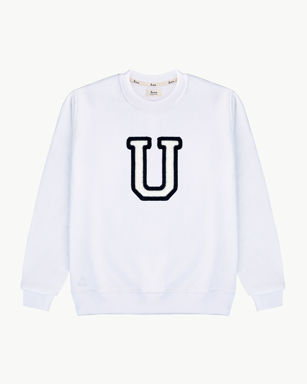 WHITE SWEATSHIRT | INITIAL MINI