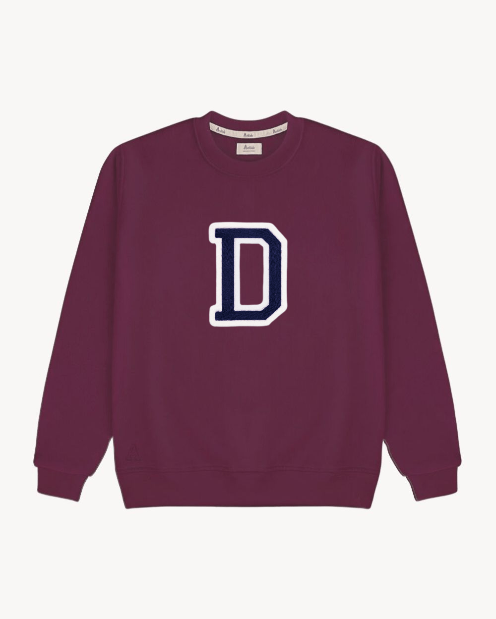 GARNET SWEATSHIRT | LARGE INITIAL