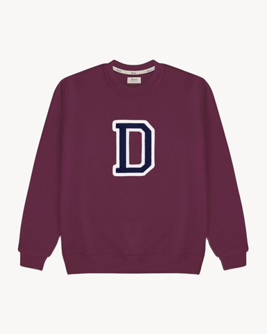 GARNET SWEATSHIRT | LARGE INITIAL