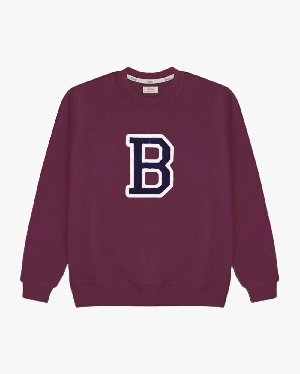 GARNET SWEATSHIRT | LARGE INITIAL