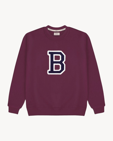 GARNET SWEATSHIRT | LARGE INITIAL